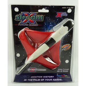 Stream X Future Glider Toy Airplane Glides Through Air and Water